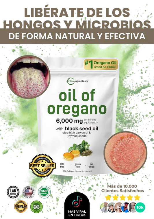 Aceite de orégano| Doble potencia contra bacterias por el precio de uno.